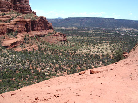 Sedona - Vue depuis le Bell Rock Sedona - Vue depuis le Bell Rock